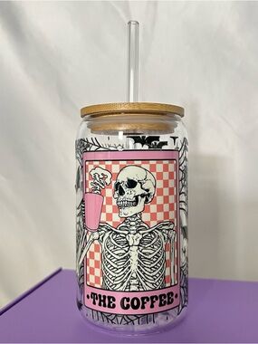 16oz The Coffee Glass Can Cup